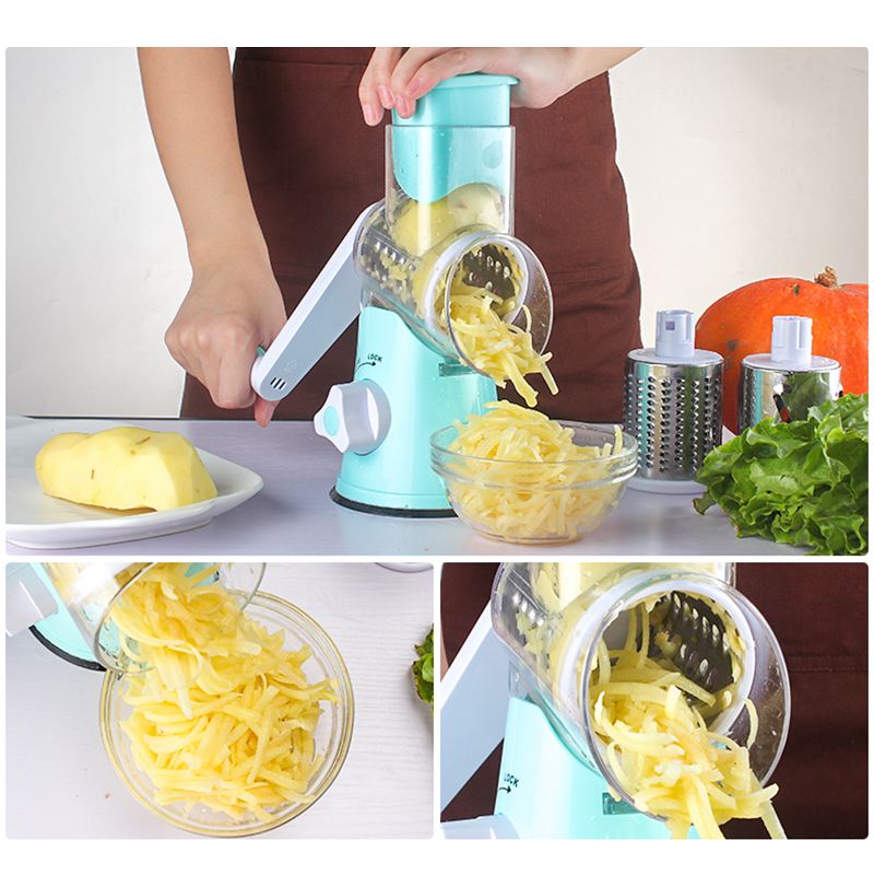 Vegetable Cutter Kitchen Gadgets Fruit Slicer Grater Shredder Manual Multifunctional Kitchen Accessories Potato Cheese