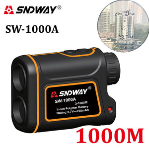 Telescope Laser Rangefinder 1000m Laser Distance Meter 7X Monocular Golf hunting laser Range Finder tape Measure Roulette sports