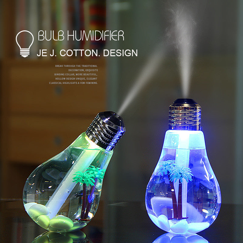 400ML Air Humidifier Ultrasonic Aroma Essential Oil Mist Humidifier LED Night light
