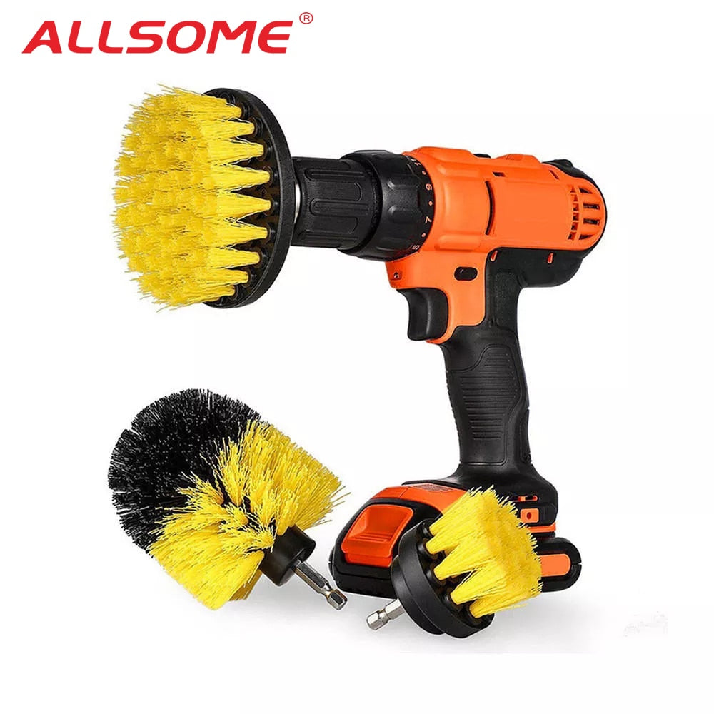 Power Scrubber Brush Drill Brush Clean for Bathroom Surfaces Tub Shower Tile Grout Cordless Power Scrub Cleaning Kit
