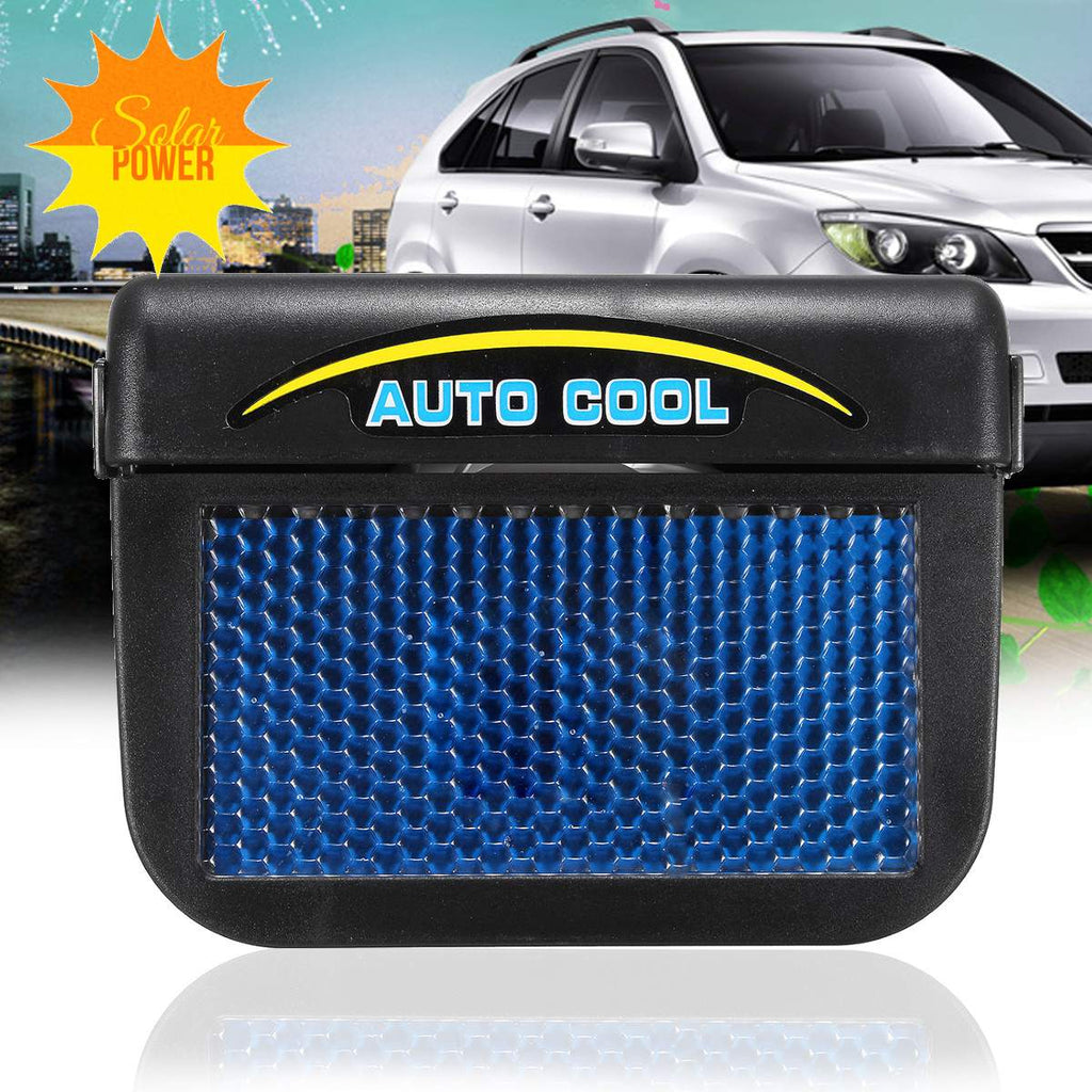 Solar Powered Car Auto Cool Air Vent Cooling Fan Cooler With Rubber Stripping Car Ventilation